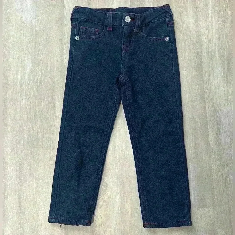 Kids True Religion Jeans Dark Wash Size 4T Slim Fit Denim